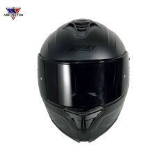 SWAY 867 LINE Matt Black Güneş Vizörlü Kapalı Kask