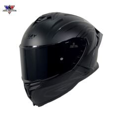 SWAY 867 LINE Matt Black Güneş Vizörlü Kapalı Kask