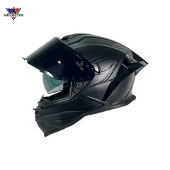 SWAY 867 LINE Matt Black Güneş Vizörlü Kapalı Kask