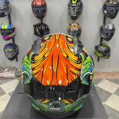 MTS M-801 SNAKE Full Face Kask AZURE