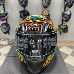 MTS M-801 SNAKE Full Face Kask AZURE