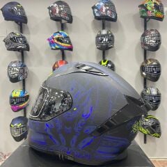 MTS M-801 SNAKE Full Face Kask MISION BLUE