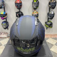 MTS M-801 SNAKE Full Face Kask MISION BLUE