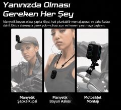 BLAISE K1 Aksiyon Kamera +32Gb SD Kart