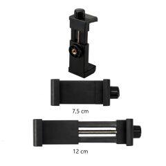 KNMASTER HC-20 | Motosiklet Kask Çene Telefon ve Aksiyon Kamera Tutucu (Full Set)