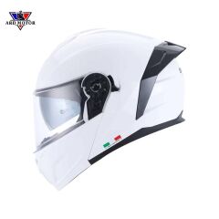 Sway 919 Güneş Vizörlü Çene Açılır Kask Beyaz