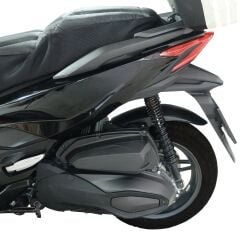 GP Kompozit Honda Forza 250 2021-2025 Uyumlu Uzun Arka Çamurluk Siyah