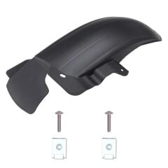 GP Kompozit Honda Forza 250 2021-2025 Uyumlu Uzun Arka Çamurluk Siyah