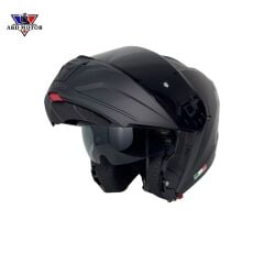 Sway 919 Güneş Vizörlü Çene Açılır Kask Mat Siyah