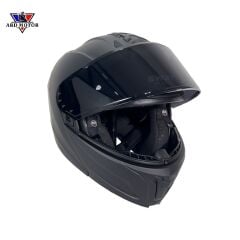 Sway 919 Güneş Vizörlü Çene Açılır Kask Mat Siyah