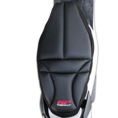 GP Kompozit Honda Dio 2021-2025 Uyumlu Fileli Motosiklet Konfor Sele Kılıfı Siyah
