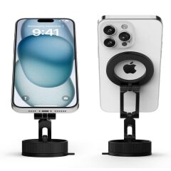 CFX-3 Manyetik Araç İçi Telefon Tutucu (Vakumlu – MagSafe Uyumlu)