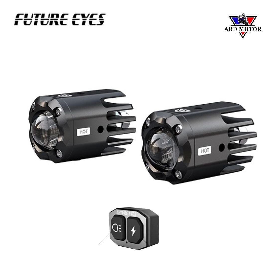 Future Eyes F150S MINI Motosiklet Sis Farı 60W (Wireless Tuş Takımı)