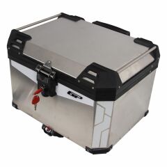 GP Kompozit Universal 57 lt Alüminyum Motosiklet Çantası Gri