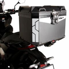 GP Kompozit Universal 37 lt Alüminyum Motosiklet Çantası Siyah