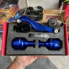 HONDA PCX TÜM MODELLERE UYUMLU EGZOZ TAKOZ RENKLİ METAL MAVİ