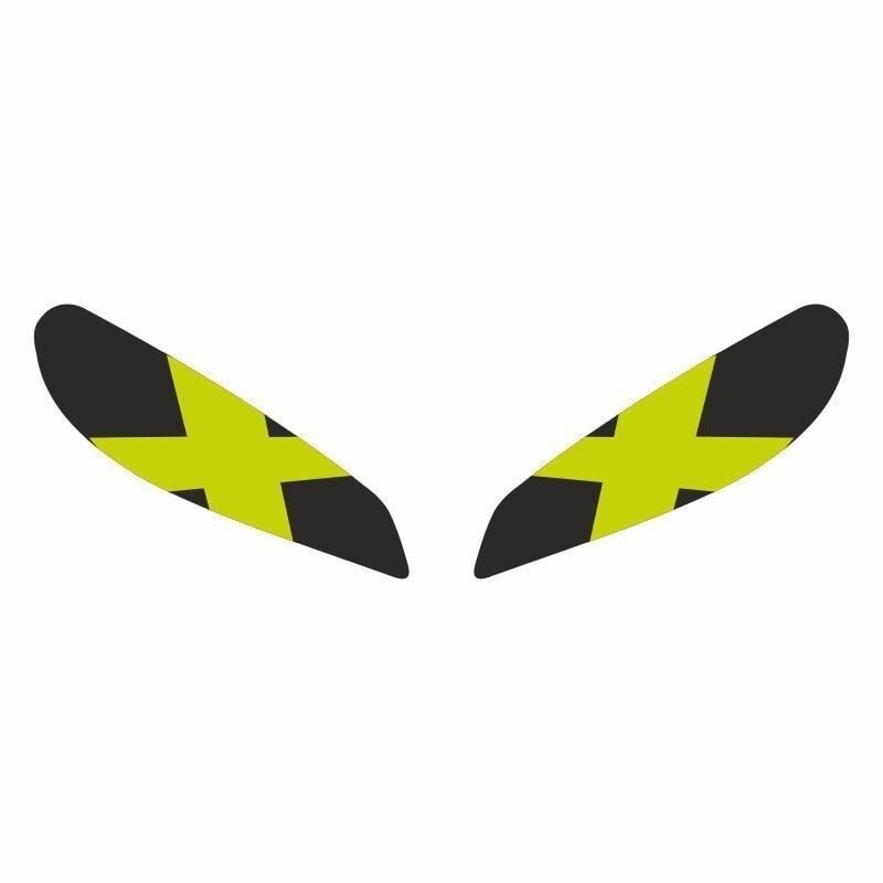 CF MOTO 250 SR 2020 - 2024 UYUMLU FAR STİCKER X FLO SARI