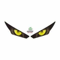 RKS R250 2023 - 2024 UYUMLU FAR STİCKER SARI GÖZ