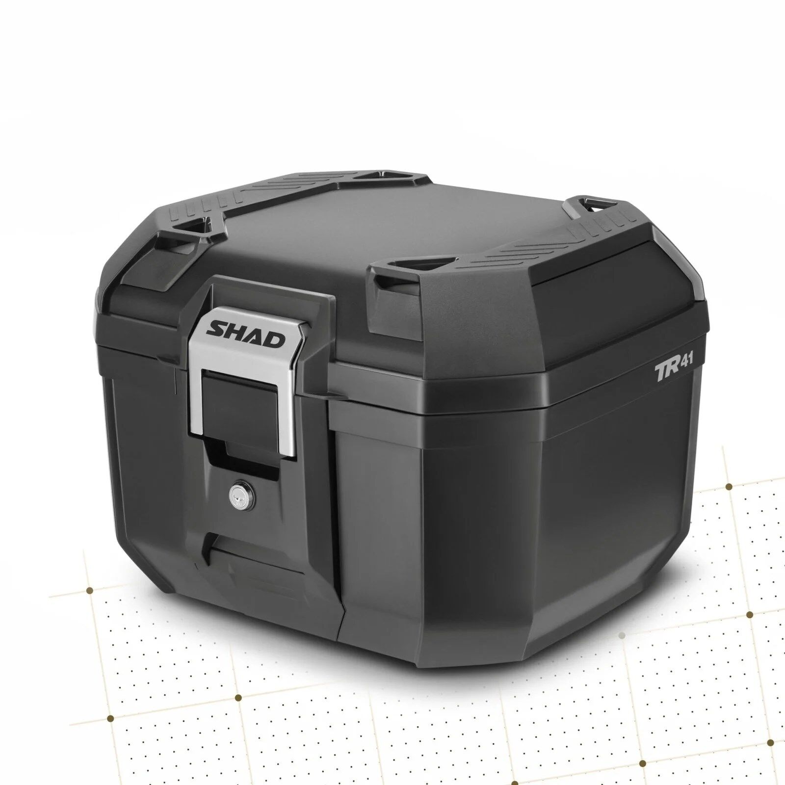 SHAD TR41 SİYAH ARKA ÇANTA VE TABLA