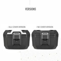 SHAD TR41 ALÜMİNYUM KAPAKLI ARKA ÇANTA VE TABLA