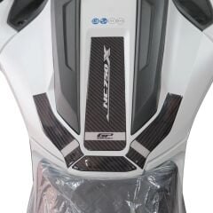 GP Kompozit Honda NC 750 X 2025 Uyumlu Tank Pad Karbon-Beyaz