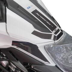 GP Kompozit Honda NC 750 X 2025 Uyumlu Tank Pad Karbon-Beyaz