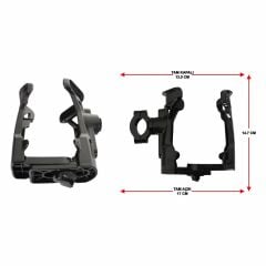 GP Kompozit Universal Bisiklet Motosiklet Termos-Suluk Tutucu Siyah