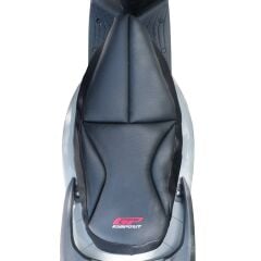 GP Kompozit Honda SH 125 2024-2025 Uyumlu Fileli Motosiklet Konfor Sele Kılıfı Siyah