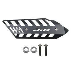 GP Kompozit Honda Dio 2021-2025 Uyumlu Egzoz Koruma Kapağı Siyah