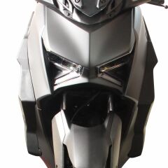 GP Kompozit Yamaha XMAX 250 2024-2025 Uyumlu Bacak Koruma Siyah