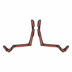 GP Kompozit Yamaha XMAX 250 2024-2025 Uyumlu Bacak Koruma Siyah