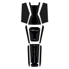 GP Kompozit Honda ADV 350 2023-2025 Uyumlu Tank Pad Seti Karbon