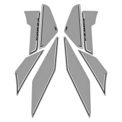 GP Kompozit Honda Forza 250 2018-2025 Uyumlu Yan Alt Ayak Pad Nardo Gri