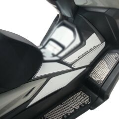 GP Kompozit Honda Forza 250 2018-2025 Uyumlu Yan Alt Ayak Pad Nardo Gri