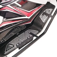 GP Kompozit Honda PCX 125 2025 Uyumlu Basamak Alüminyum Siyah