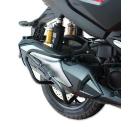 GP Kompozit Honda ADV 350 2025 Uyumlu Egzoz Koruma Demiri Siyah