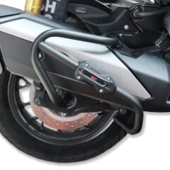GP Kompozit Honda ADV 350 2025 Uyumlu Egzoz Koruma Demiri Siyah
