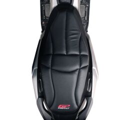 GP Kompozit Honda ADV 350 2023-2025 Uyumlu Fileli Motosiklet Konfor Sele Kılıfı Siyah
