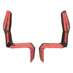 GP Kompozit Honda ADV 350 2023-2025 Uyumlu Üst Bacak Koruma Siyah