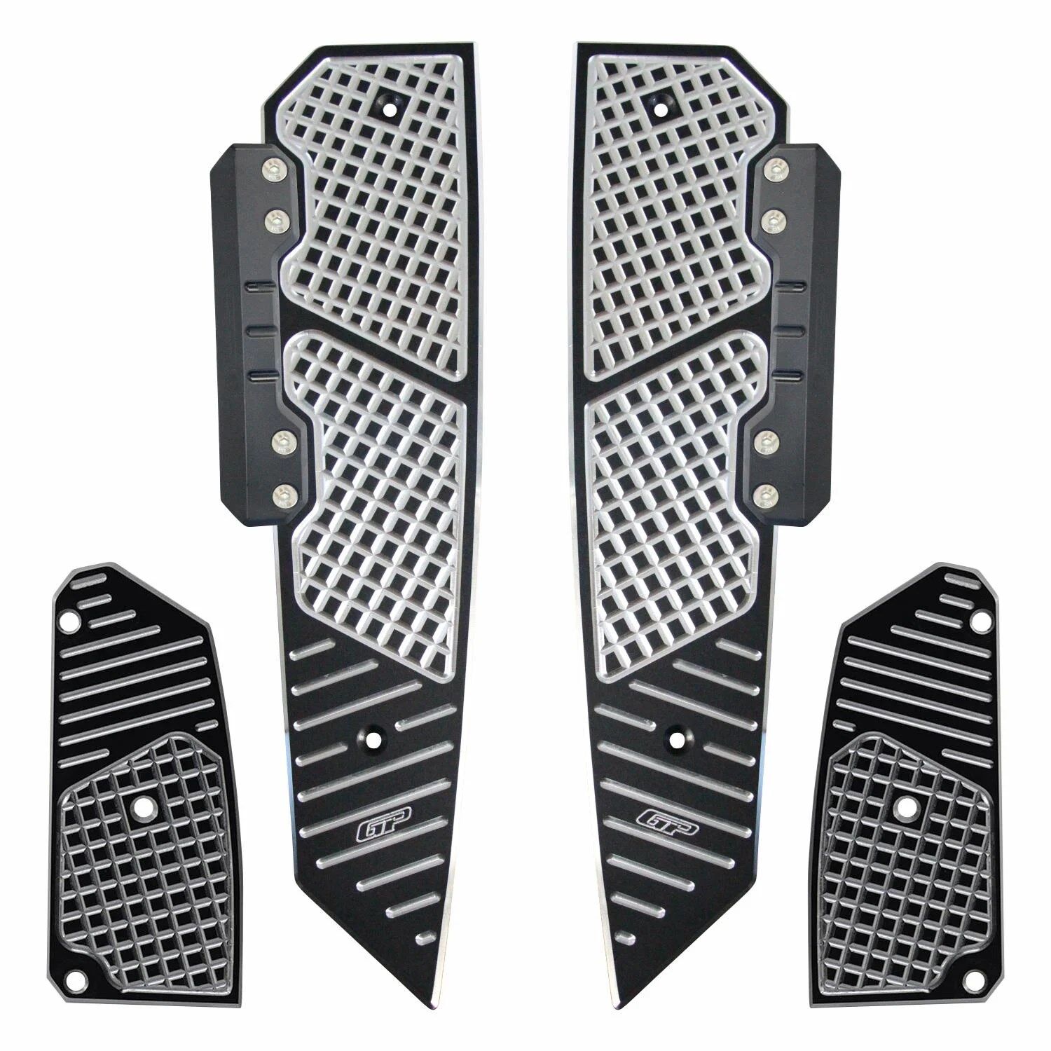 GP Kompozit Honda Forza 250 2018-2025 Uyumlu Basamak Alüminyum Gri