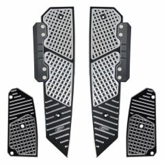 GP Kompozit Honda Forza 250 2018-2025 Uyumlu Basamak Alüminyum Gri