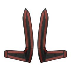 GP Kompozit Honda Forza 250 2023-2025 Uyumlu Üst Bacak Koruma Siyah