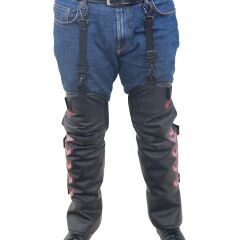 GP Kompozit Universal Bacak Koruma Örtüsü Siyah-Kırmızı