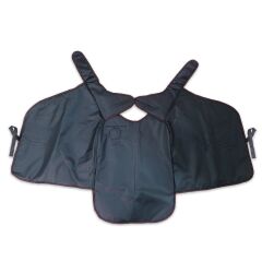 GP Kompozit Universal Reflektifli Motosiklet Diz Örtüsü Siyah