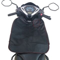 GP Kompozit Universal Reflektifli Motosiklet Diz Örtüsü Siyah