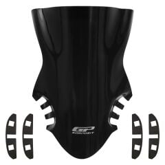 GP Kompozit CF Moto 450 SR 2023-2024 Uyumlu Ön Cam Siyah
