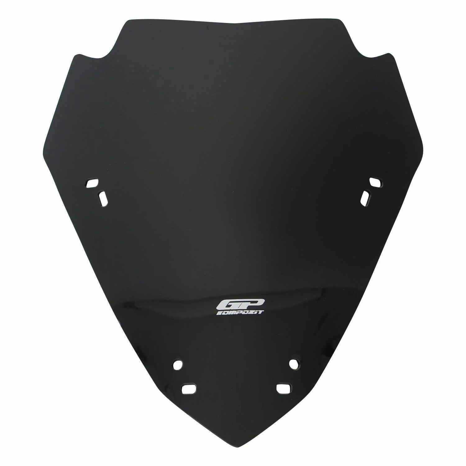 GP Kompozit Yamaha XMAX 250 2024-2025 Uyumlu Spor Ön Cam Siyah