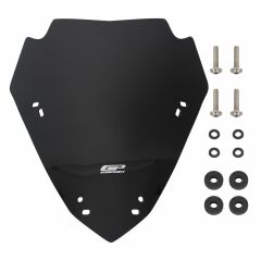 GP Kompozit Yamaha XMAX 250 2024-2025 Uyumlu Spor Ön Cam Siyah