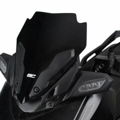 GP Kompozit Yamaha XMAX 250 2024-2025 Uyumlu Spor Ön Cam Siyah