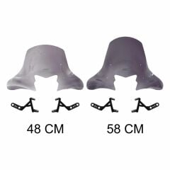 GP Kompozit Honda Activa 2023-2024 Uyumlu Ön Cam Füme 58 cm